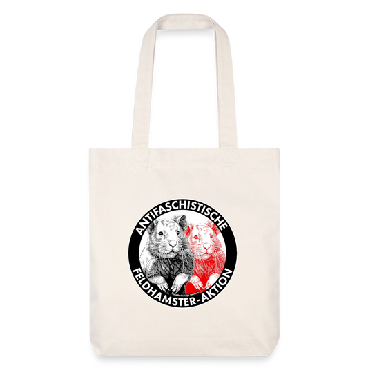 Feldhamster Stoffbeutel - Recycelt Heavyweight - Naturweiß