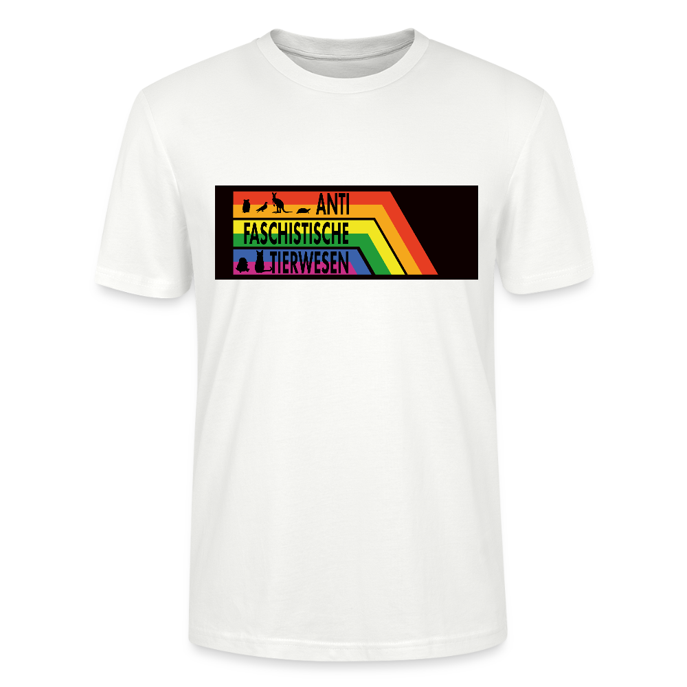 Antifaschistische Tierwesen T-Shirt - Unisex & Bio - Weiß
