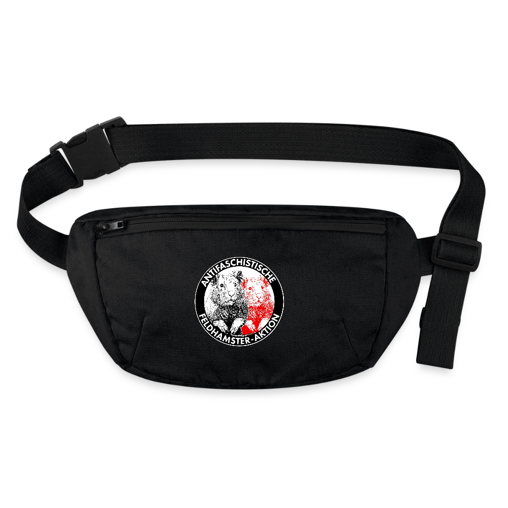 Feldhamster Gürteltasche - Bio - Schwarz