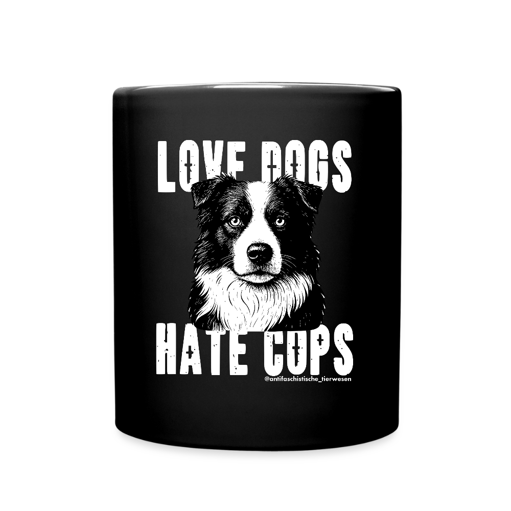 Love Dogs Keramik-Tasse - Schwarz