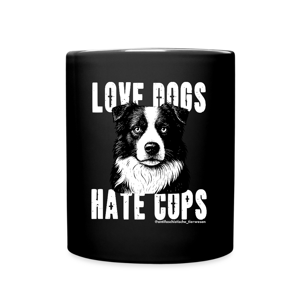 Love Dogs Keramik-Tasse - Schwarz
