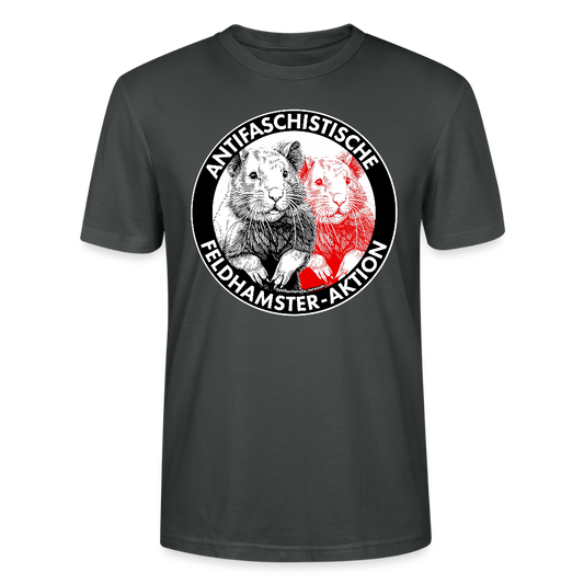 Feldhamster T-Shirt - Unisex & Bio - Anthrazit