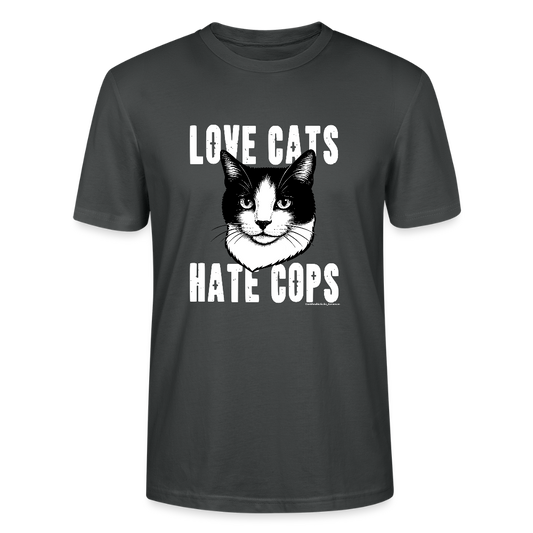 Love Cats T-Shirt - Unisex & Bio - Anthrazit