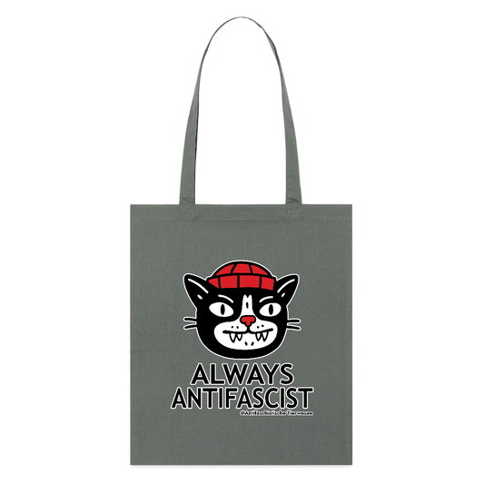Always Antifascist Stoffbeutel - Bio - Anthrazit