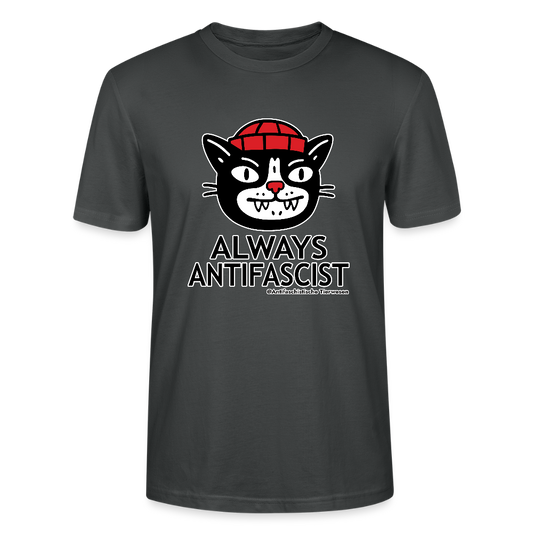 Always Antifascist T-Shirt - Unisex & Bio - Anthrazit