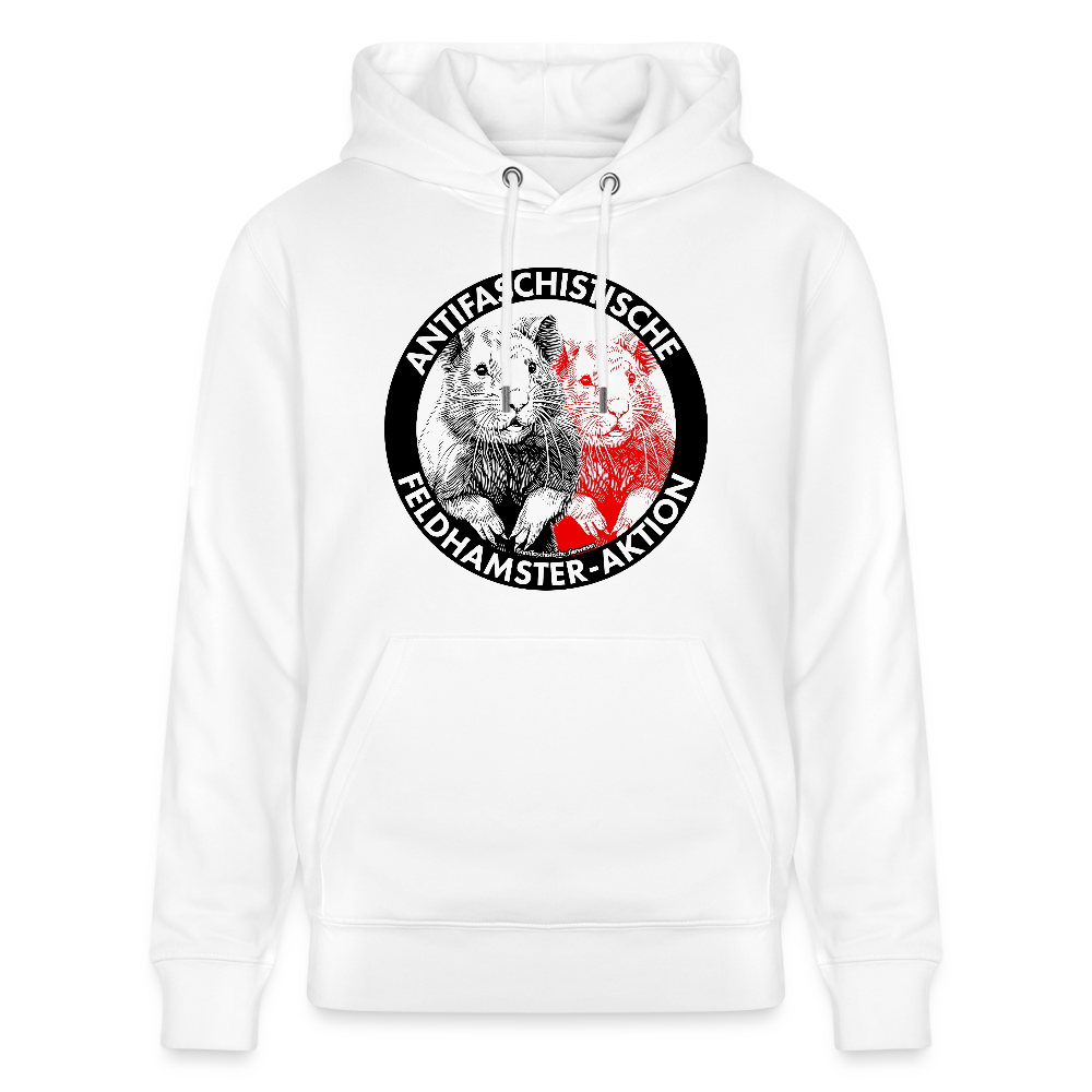 Feldhamster Hoodie - Unisex & Bio - Weiß