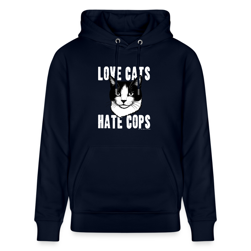 Love Cats Hoodie - Unisex & Bio - Navy