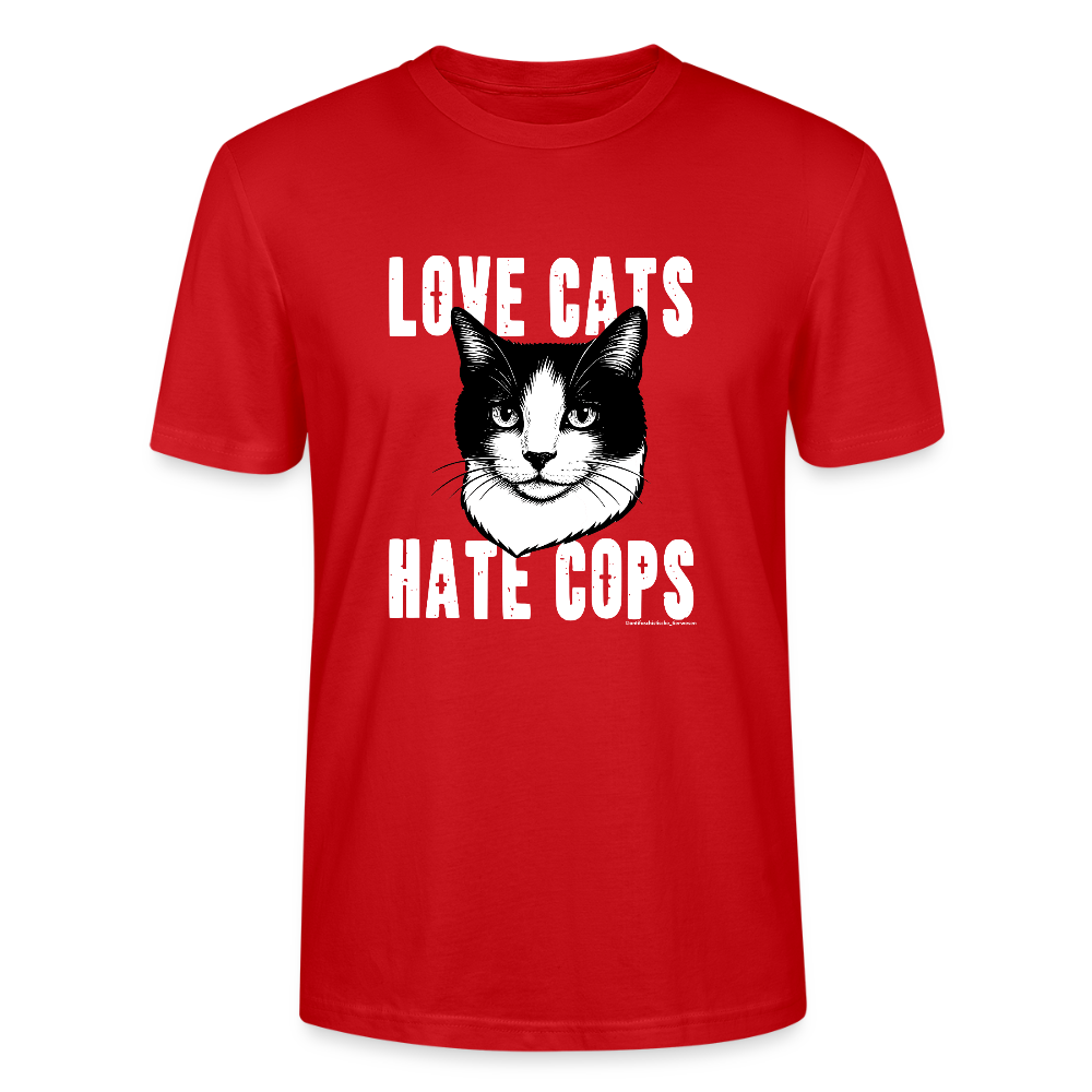 Love Cats T-Shirt - Unisex & Bio - Rot