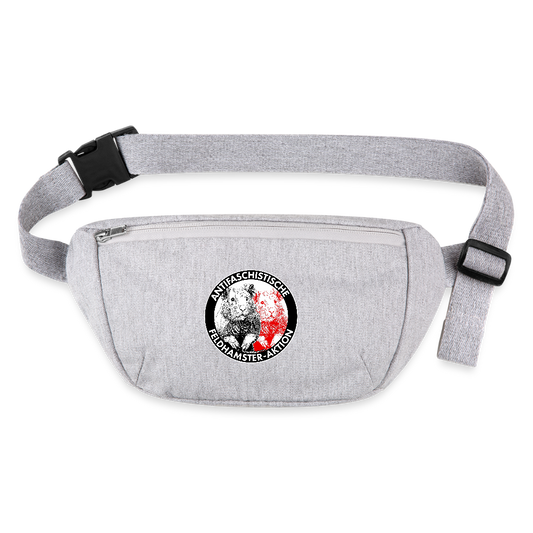 Feldhamster Gürteltasche - Bio - Grau meliert