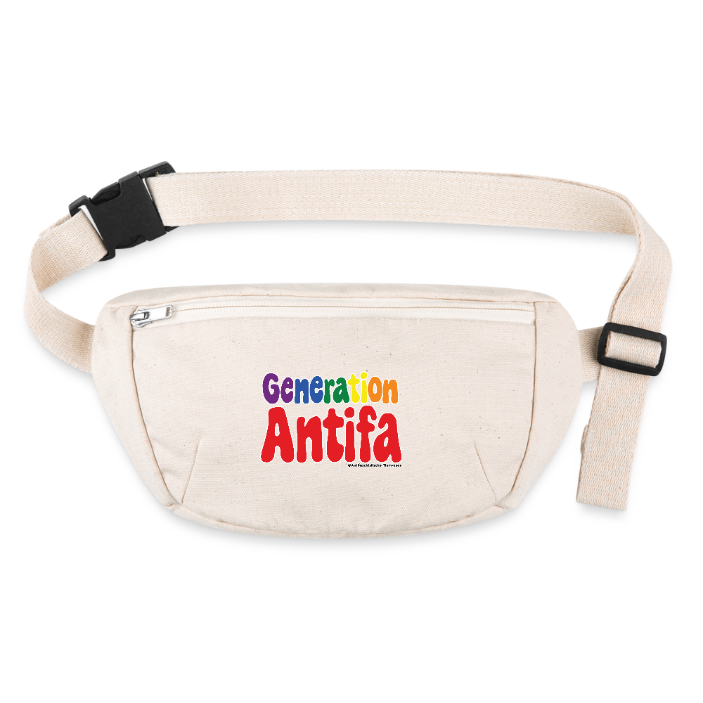 Generation Antifa Gürteltasche - Bio - Naturweiß