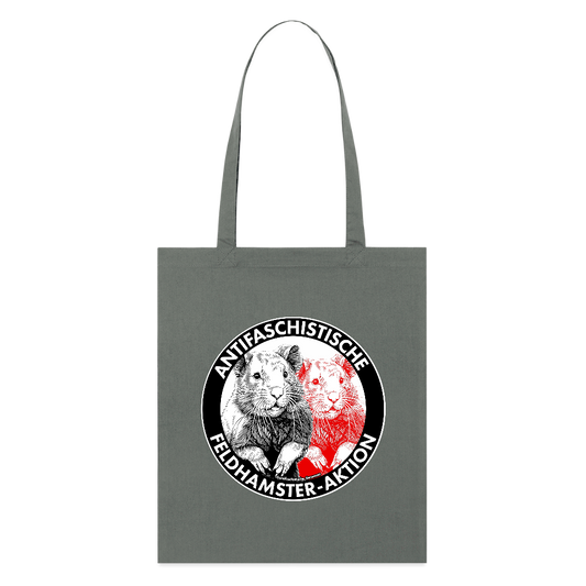 Feldhamster Stoffbeutel - Bio - Anthrazit