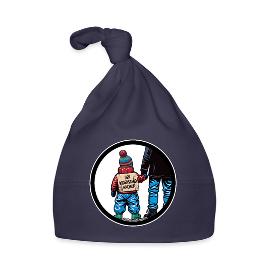 [Baby] Der Widerstand wächst - Bio-Mütze - Navy