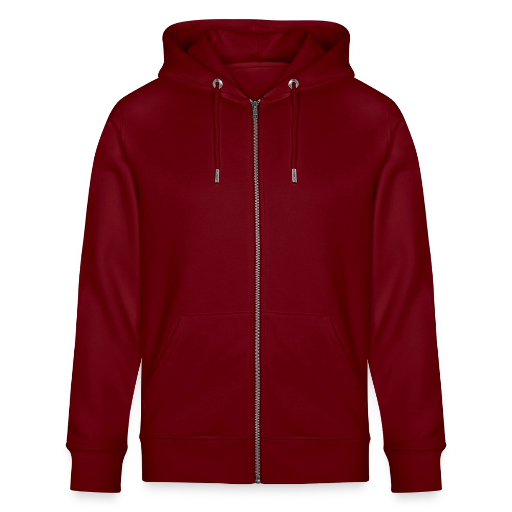 Kapuzenjacke - Unisex & Bio - Burgunderrot