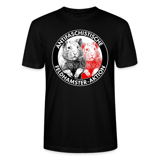 Feldhamster T-Shirt - Unisex & Bio - Schwarz