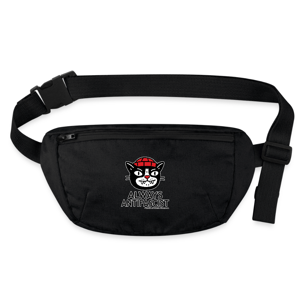 Always Antifascist Gürteltasche - Bio - Schwarz