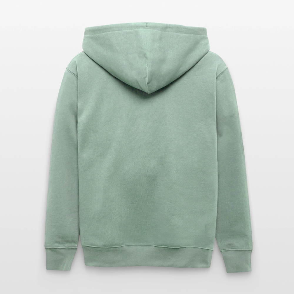 Kapuzenjacke - Unisex & Bio - Helles Graugrün