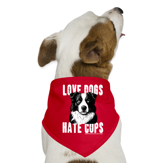 Love Dogs Hunde-Bandana - Rot