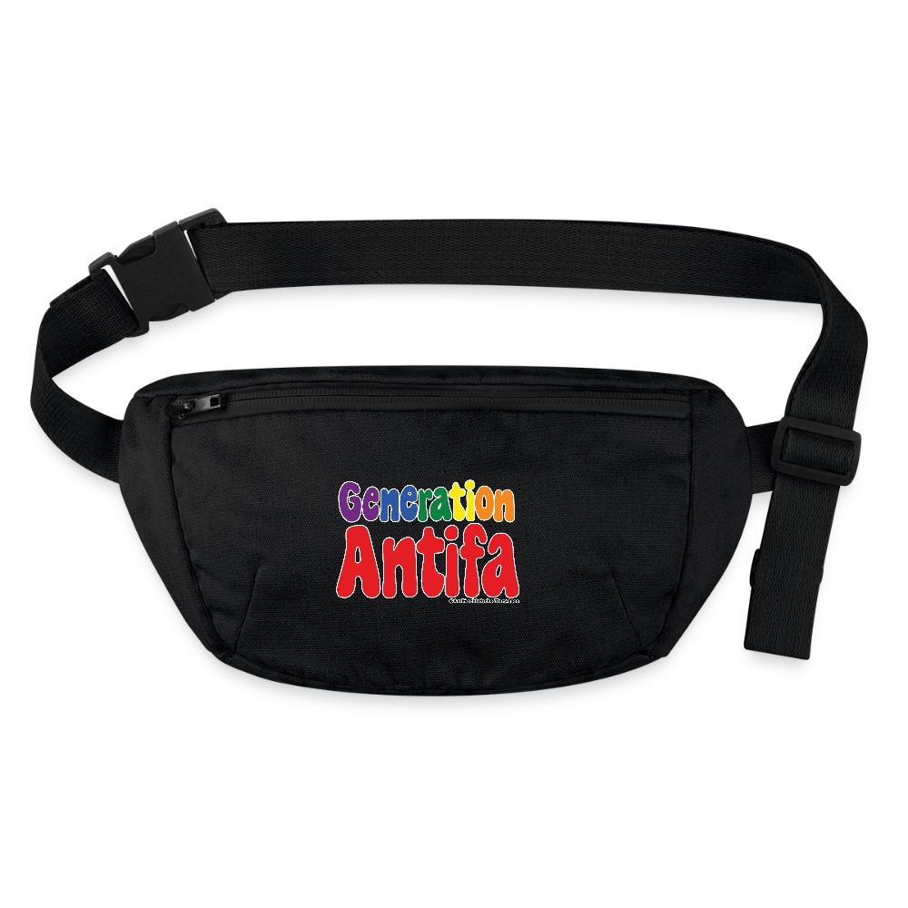 Generation Antifa Gürteltasche - Bio - Schwarz
