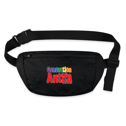 Generation Antifa Gürteltasche - Bio - Schwarz