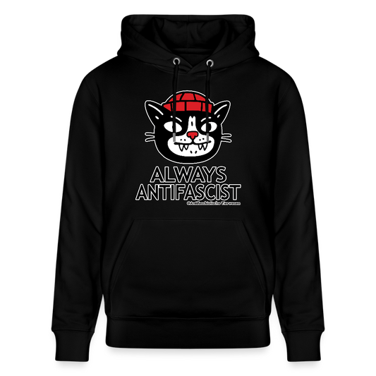 Always Antifascist Hoodie - Unisex & Bio - Schwarz