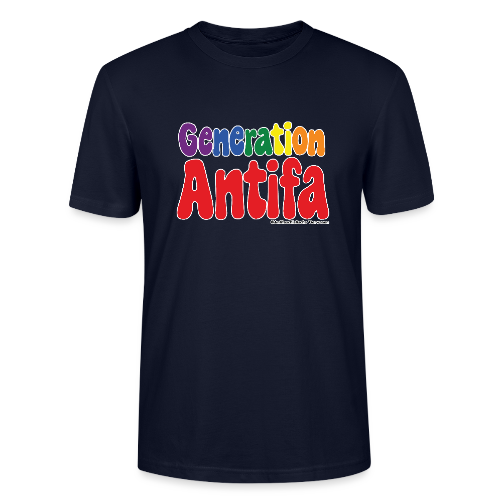 Generation Antifa T-Shirt - Unisex & Bio - Navy