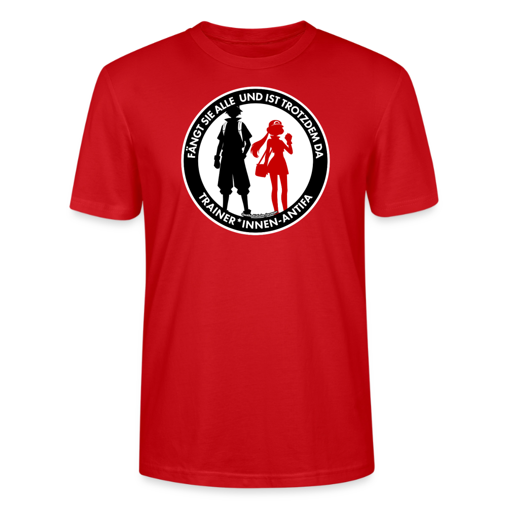 Trainer*innen-Antifa T-Shirt - Unisex & Bio - Rot