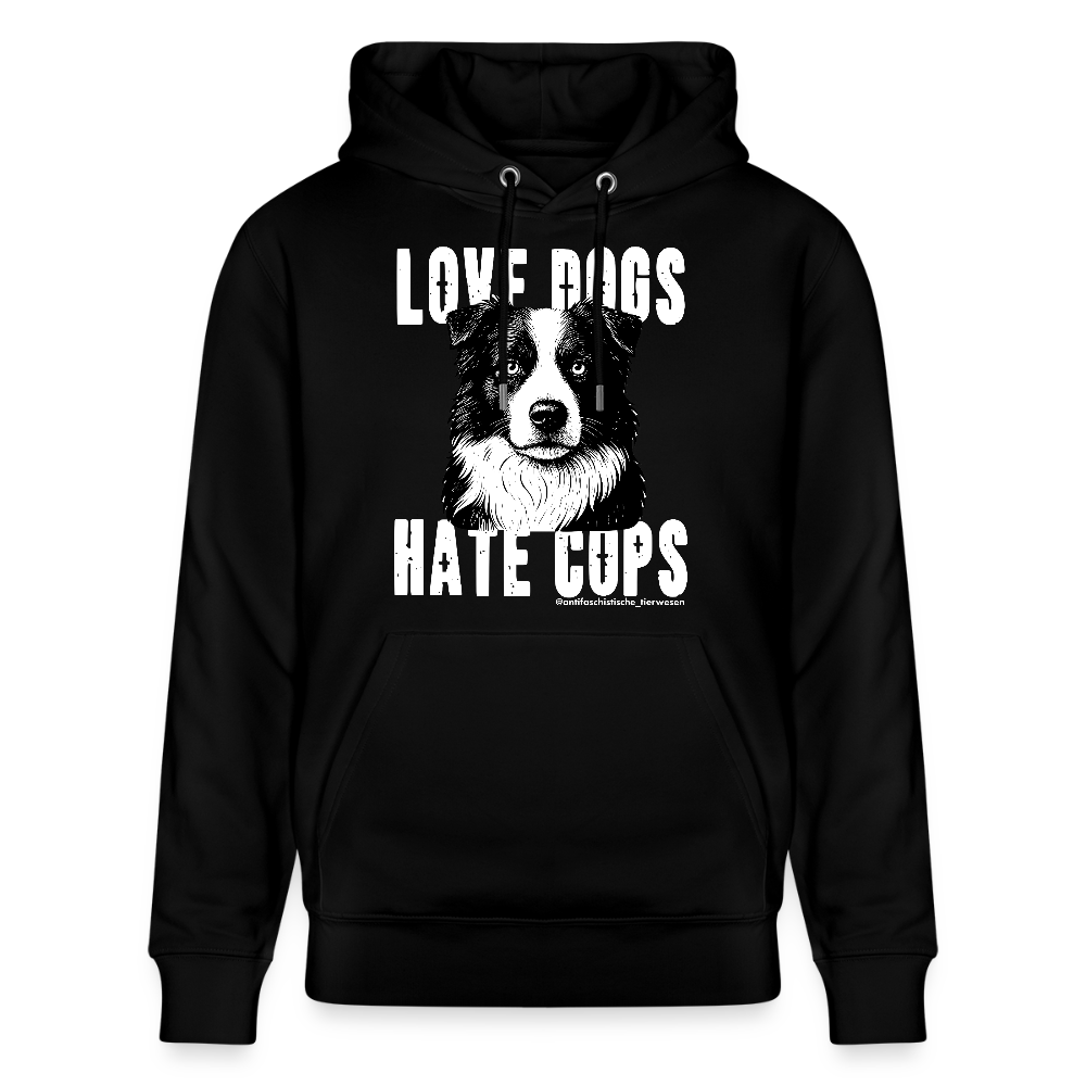 Love Dogs Hoodie - Unisex & Bio - Schwarz