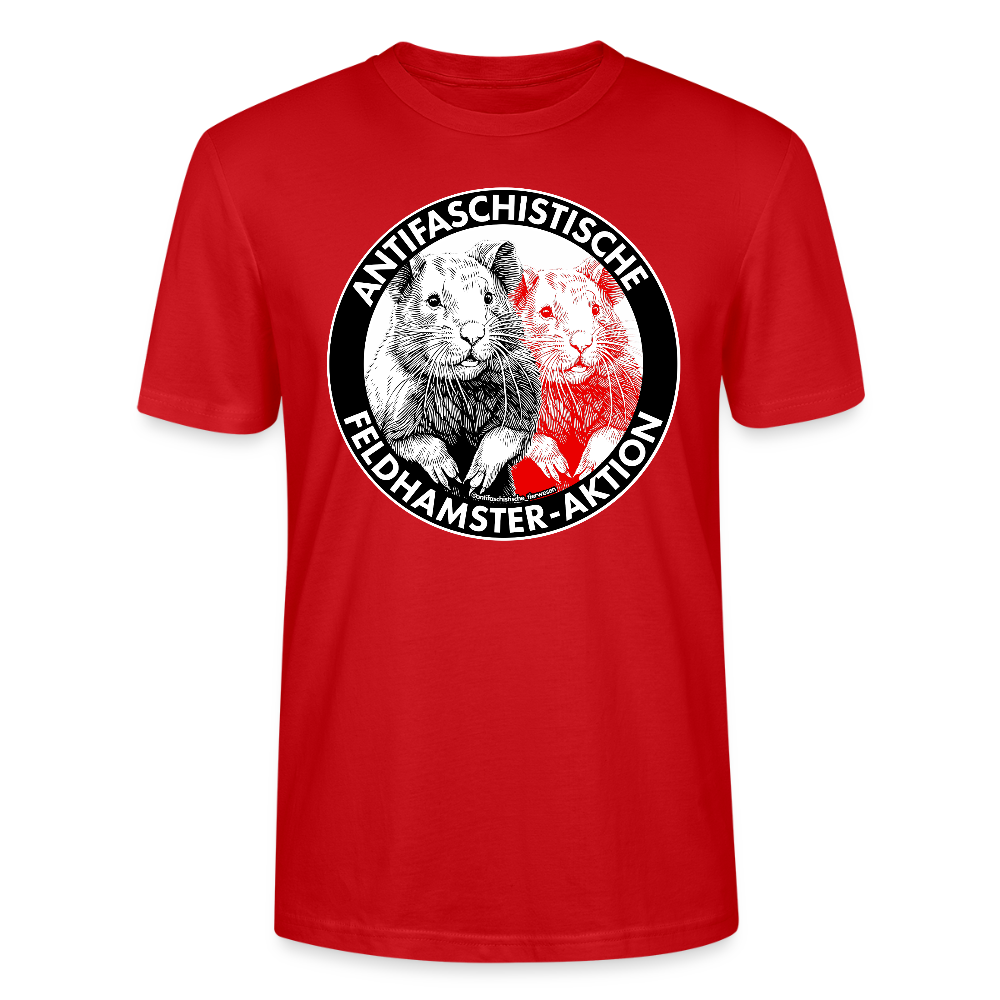 Feldhamster T-Shirt - Unisex & Bio - Rot