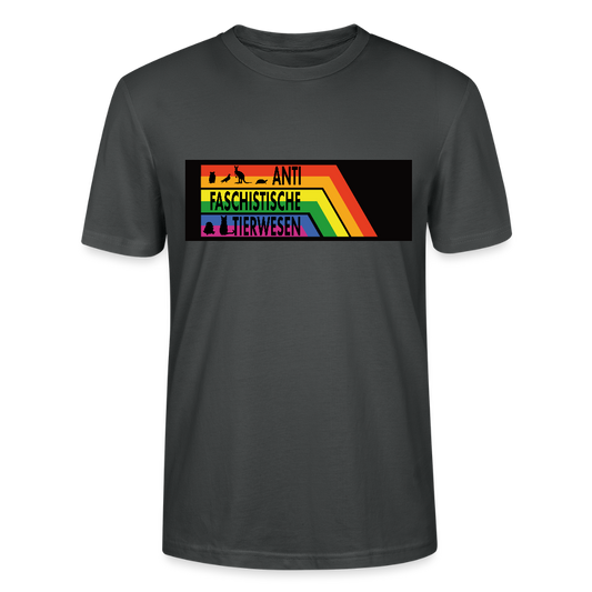 Antifaschistische Tierwesen T-Shirt - Unisex & Bio - Anthrazit