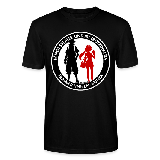 Trainer*innen-Antifa T-Shirt - Unisex & Bio - Schwarz