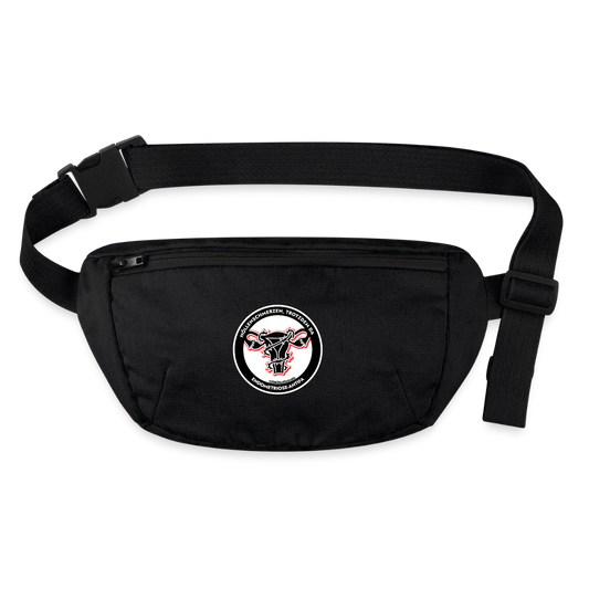 Endometriose-Antifa Gürteltasche - Bio - Schwarz