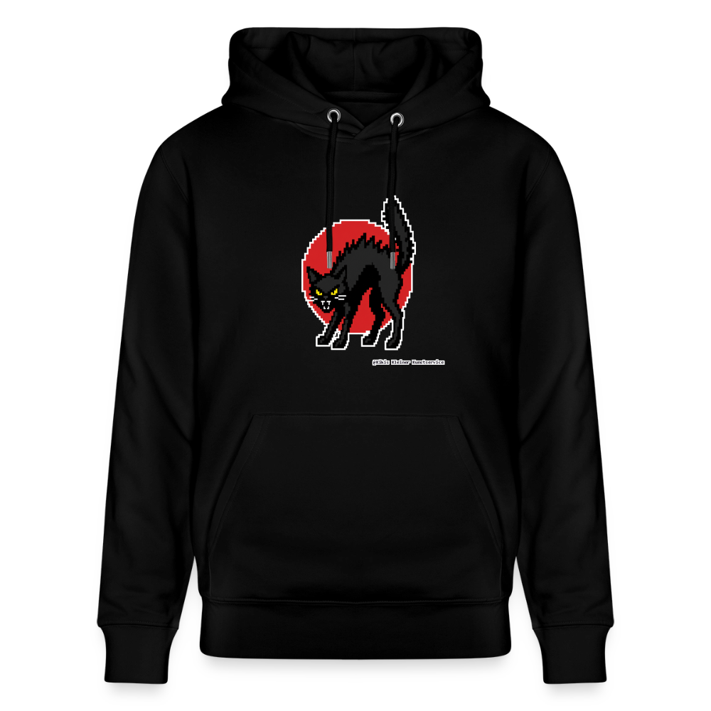 Sabotagekatze Hoodie - Unisex & Bio - Schwarz