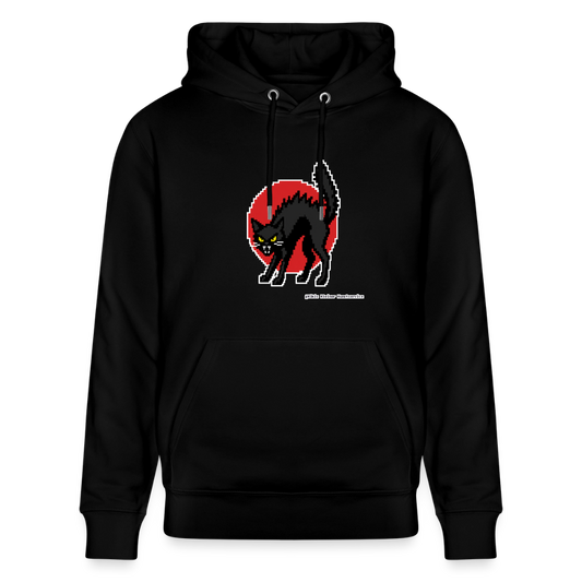 Sabotagekatze Hoodie - Unisex & Bio - Schwarz