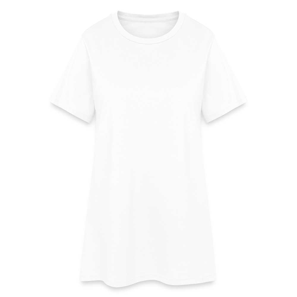 T-Shirt-Kleid - Weiß