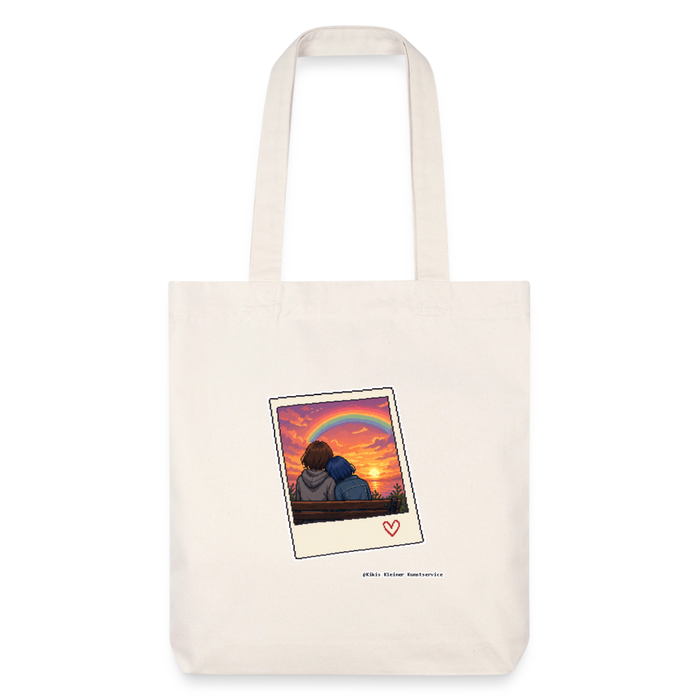 Polaroid Sonnenuntergang Stoffbeutel - Recycelt Heavyweight - Naturweiß