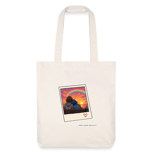Polaroid Sonnenuntergang Stoffbeutel - Recycelt Heavyweight - Naturweiß