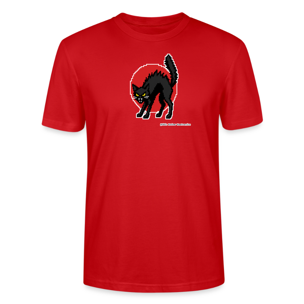 Sabotagekatze T-Shirt - Unisex & Bio - Rot