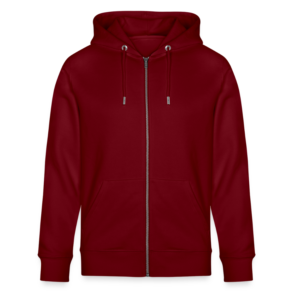 Always Antifascist Kapuzenjacke - Unisex & Bio - Burgunderrot