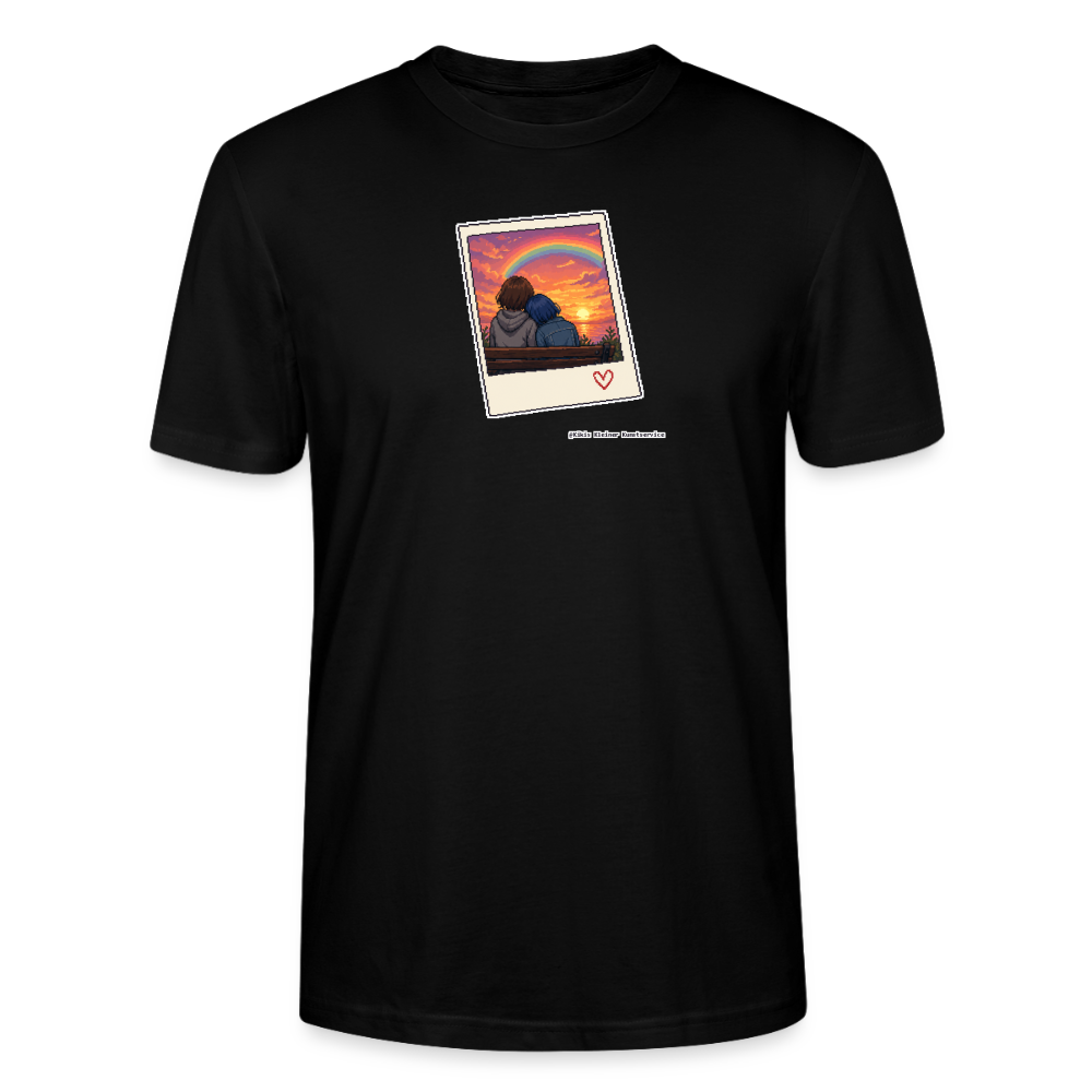 Polaroid Sonnenuntergang T-Shirt - Unisex & Bio - Schwarz