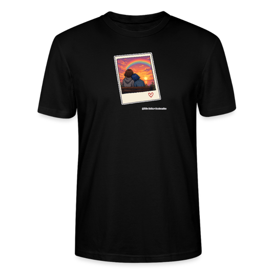 Polaroid Sonnenuntergang T-Shirt - Unisex & Bio - Schwarz