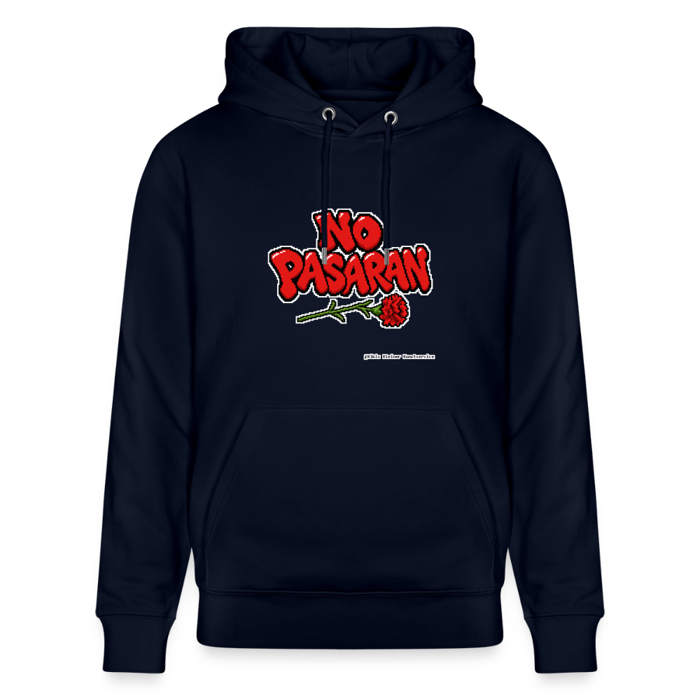 No Pasarán mit Nelke Hoodie - Unisex & Bio - Navy