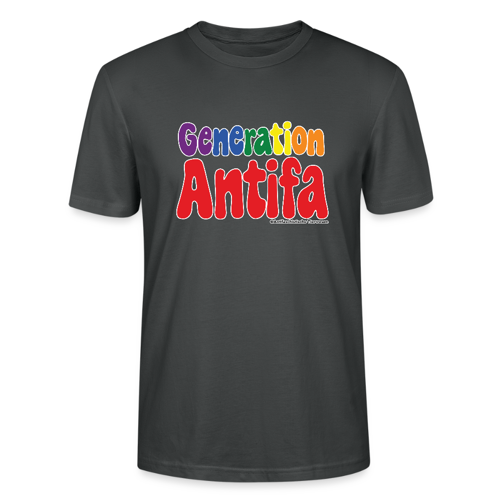 Generation Antifa T-Shirt - Unisex & Bio - Anthrazit
