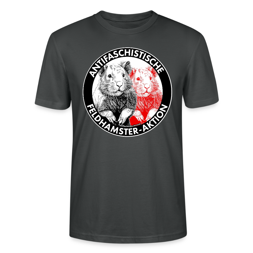 Feldhamster T-Shirt - Unisex & Bio - Anthrazit