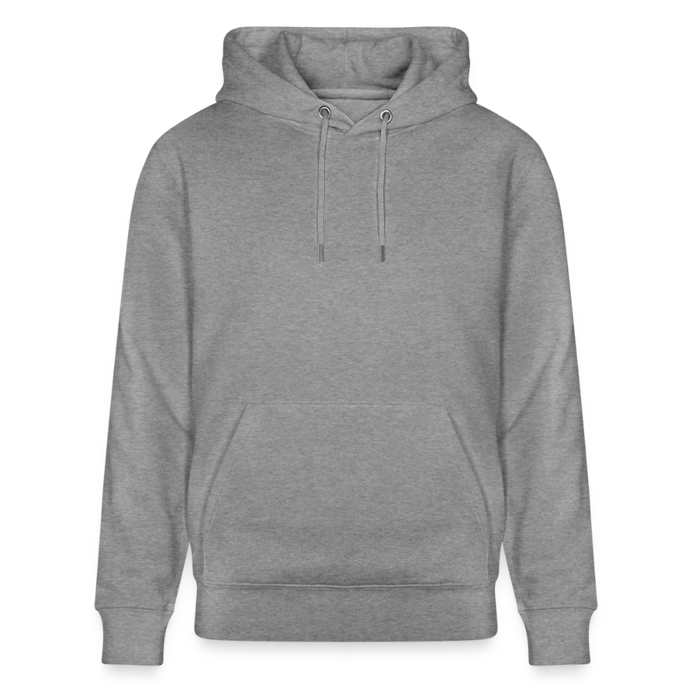 Hoodie - Unisex & Bio - Hellgrau marmoriert