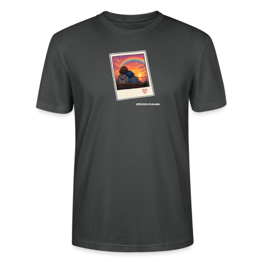 Polaroid Sonnenuntergang T-Shirt - Unisex & Bio - Anthrazit