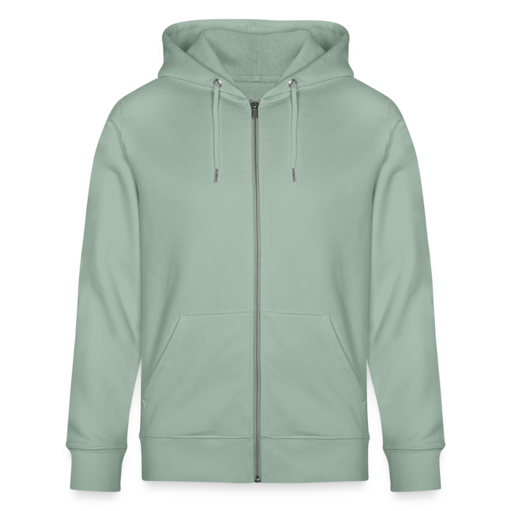 Kapuzenjacke - Unisex & Bio - Helles Graugrün