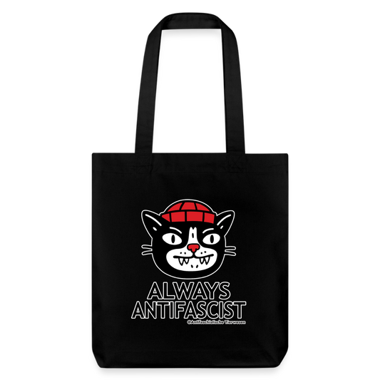 Always Antifascist Stoffbeutel - Recycelt Heavyweight - Schwarz