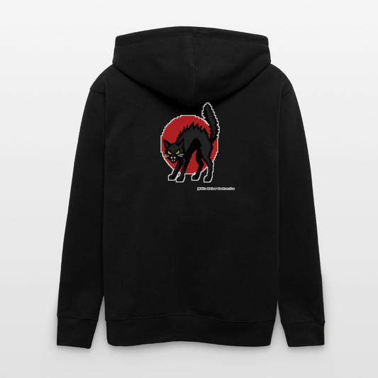 Sabotagekatze Kapuzenjacke - Unisex & Bio - Schwarz