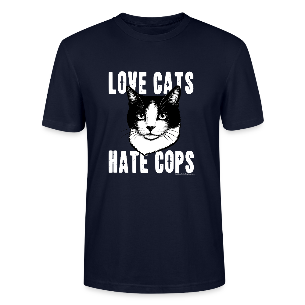 Love Cats T-Shirt - Unisex & Bio - Navy