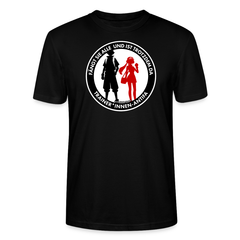Trainer*innen-Antifa T-Shirt - Unisex & Bio - Schwarz